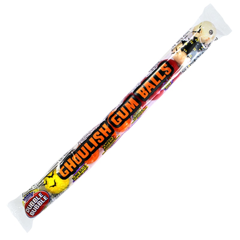 Dubble Bubble Ghoulish Gumballs – 10 Ball Tube