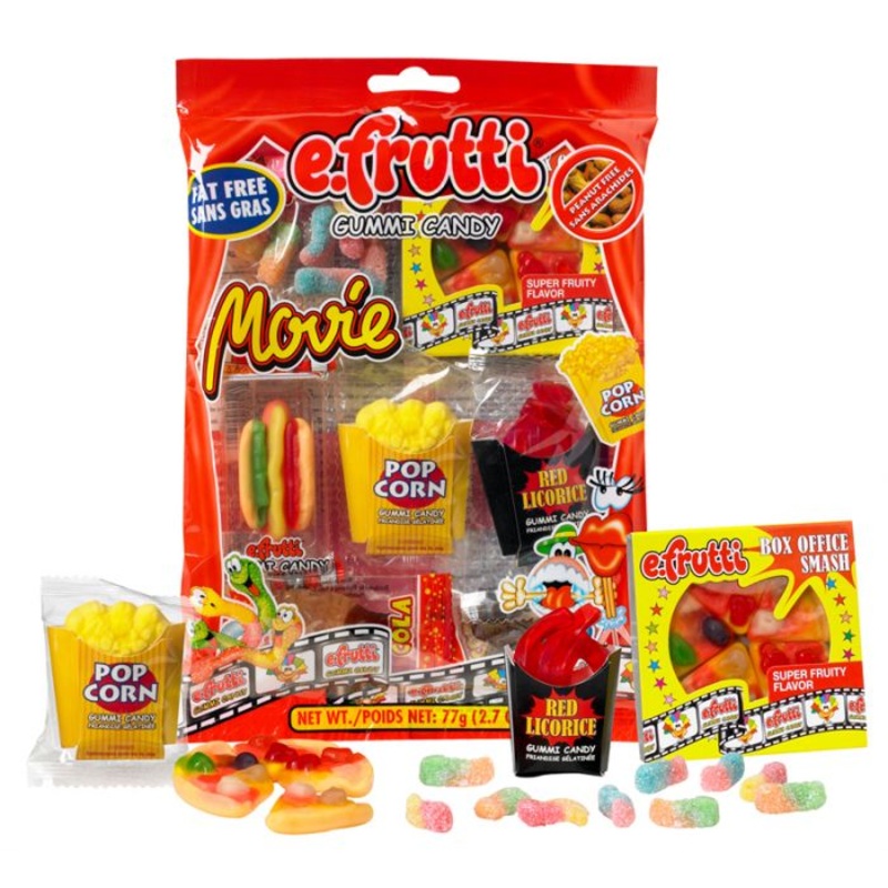 efrutti Gummy Movie Bags 12ct