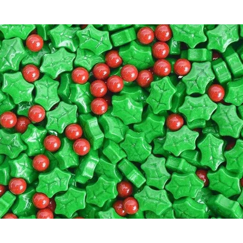 Holly Berries “Berries & Leaves” Hard Candy Bulk