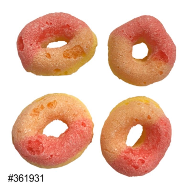 Kervan Bulk Freeze Dried Peach Rings 5lb