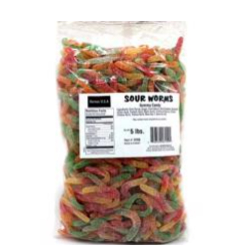 Kervan Sour Gummy Worms 5lb