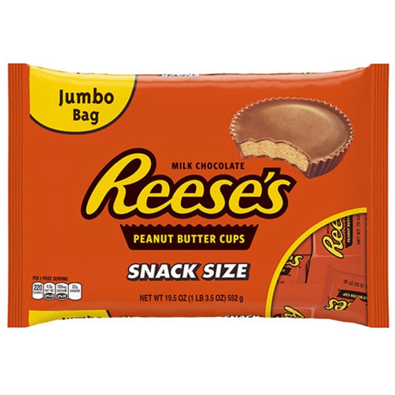 Reese’s Peanut Butter Cups Snack Size – 19.5-oz. Bag