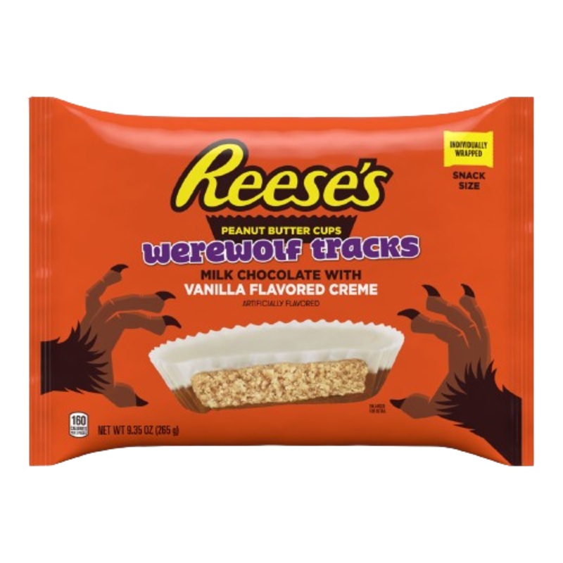 Reese’s Werewolf Tracks Peanut Butter Cups Snack Size 9.35 oz. Bag