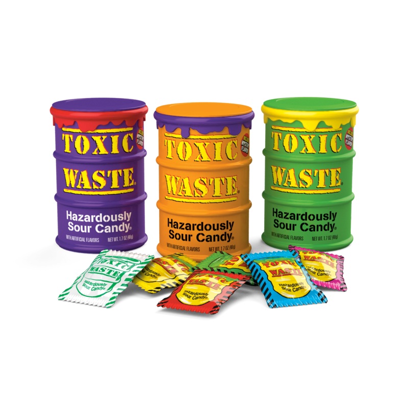 TOXIC WASTE COLORED DRUMS