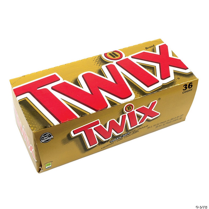 TWIX Full Size Candy Bar, 1.79 oz, 36 Count