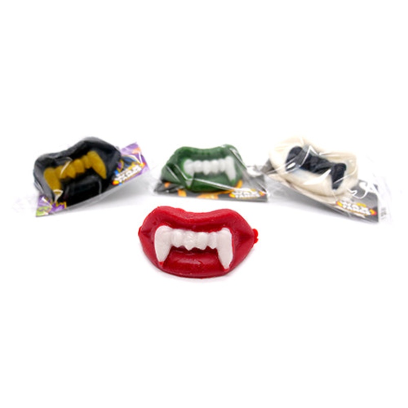 Wack-O-Wax Assorted Color Wax Fangs