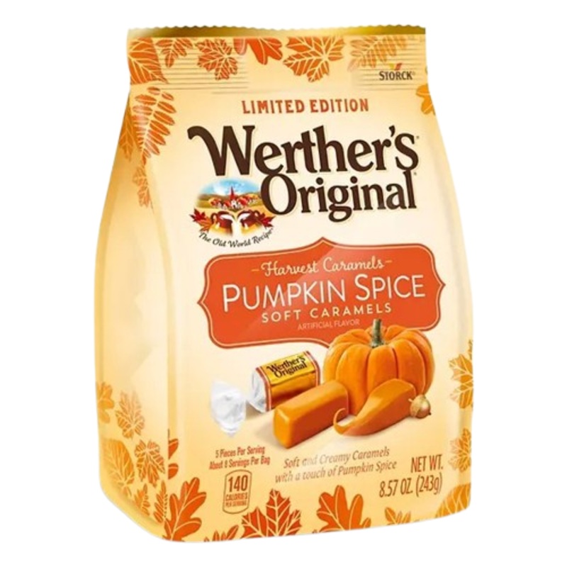 Werther’s Original Soft Harvest Caramels 8.57 oz. Bag