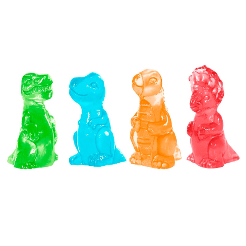 4D Gummy Dinosaurs 2.2 lb. Bulk Bag