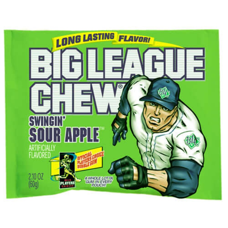 Big League Chew Sour Apple 12ct