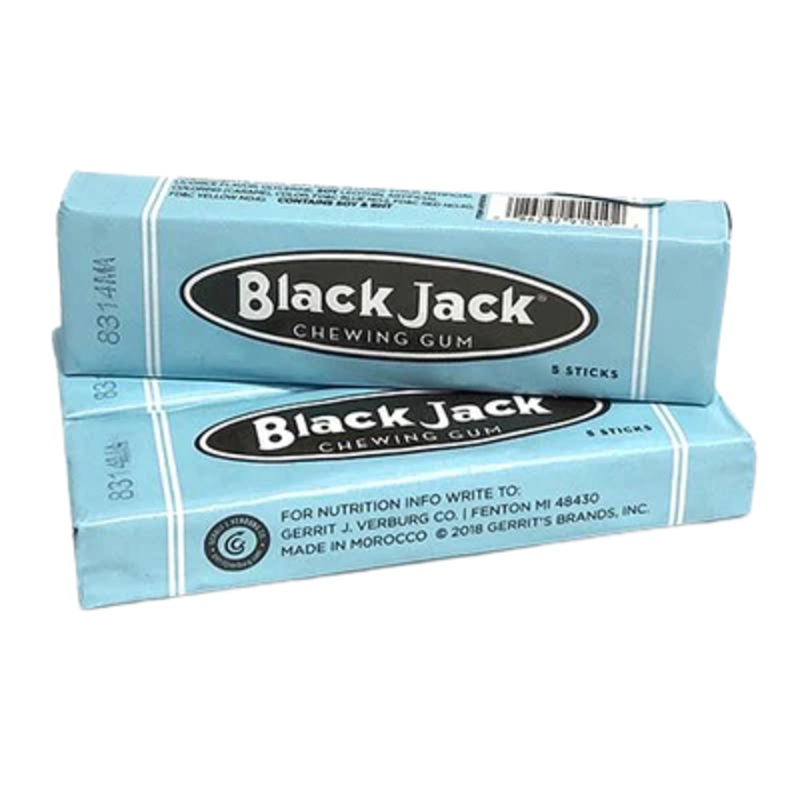 Black Jack Chewing Gum – 5 Stick Pack