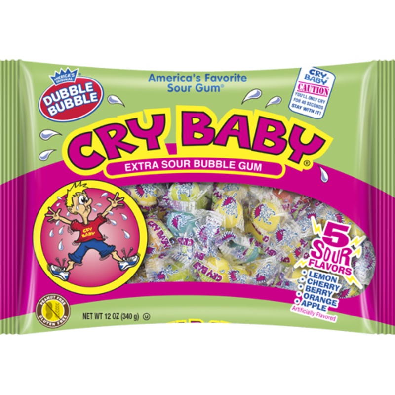 Cry Baby Extra Sour Bubble Gum