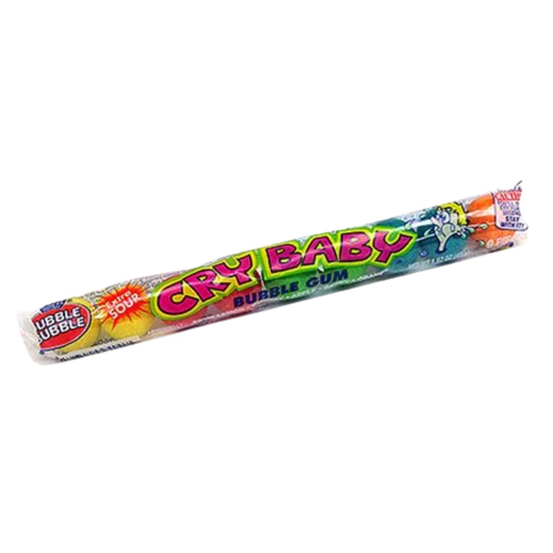 Cry Baby Extra Sour Bubble Gumball Tubes