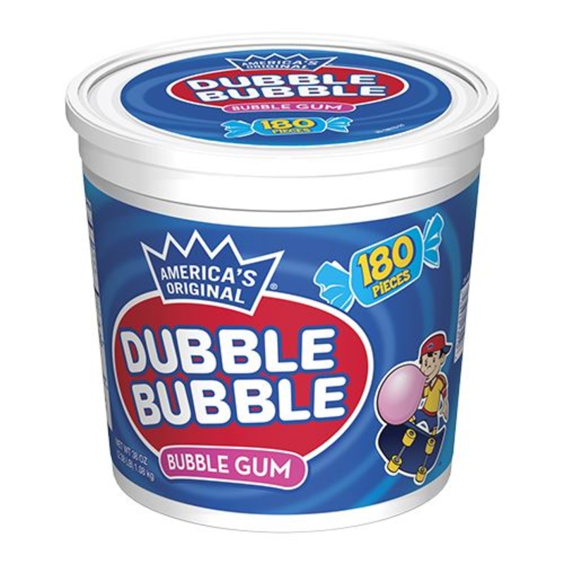 Dubble Bubble Original Twist Bubble Gum Tubs