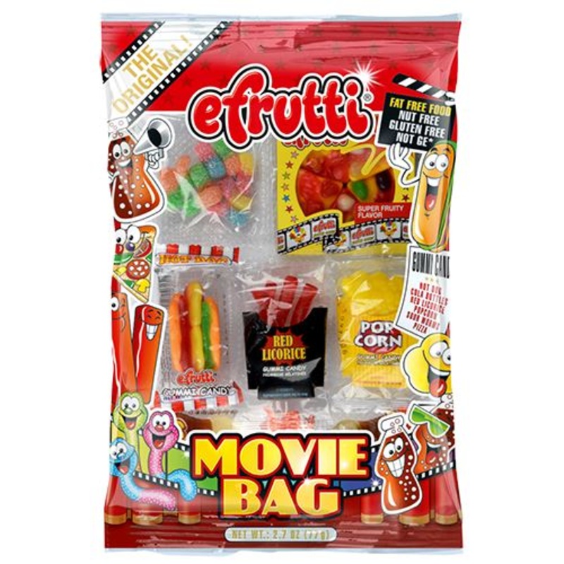 efrutti Gummi Candy Movie Bag 2.7 oz.