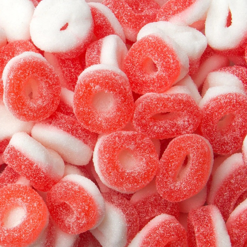 GUMMI RINGS STRAWBERRY