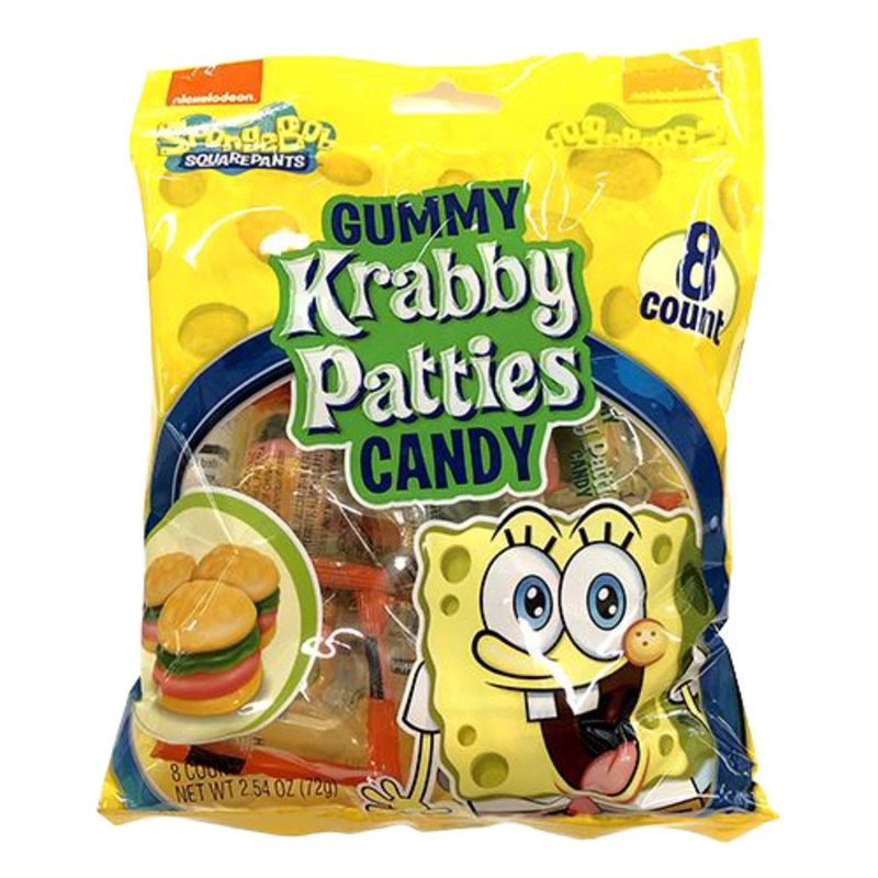 Gummy Krabby Patties Candy – 2.54-oz. Bag
