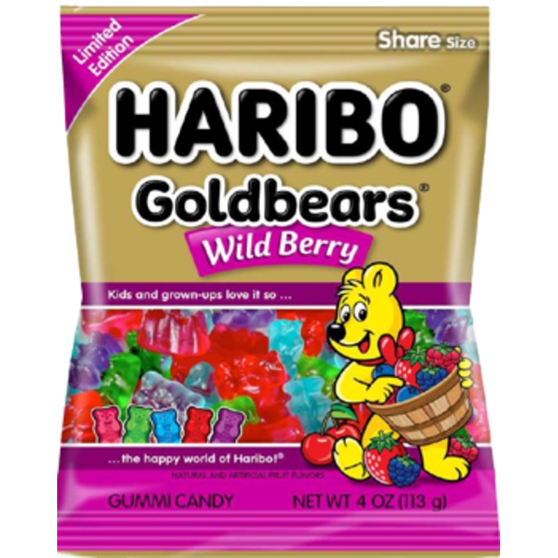 Haribo Goldbears Wild Berry 5 oz. Bag