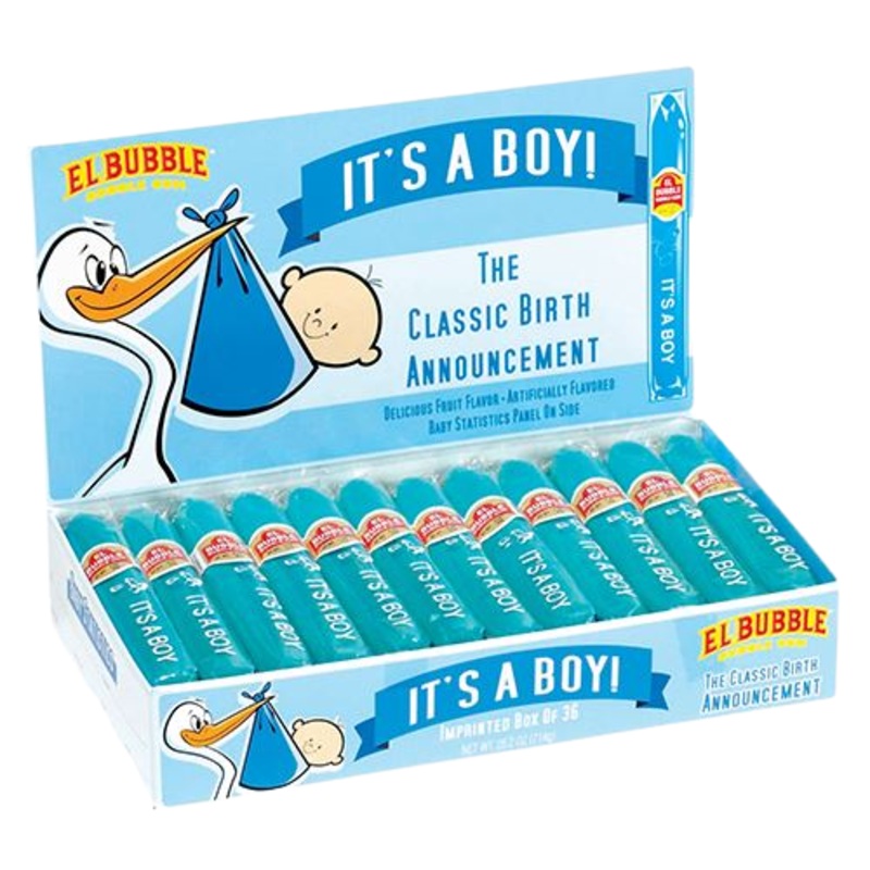 It’s a Boy Birth Announcement Bubble Gum Cigars