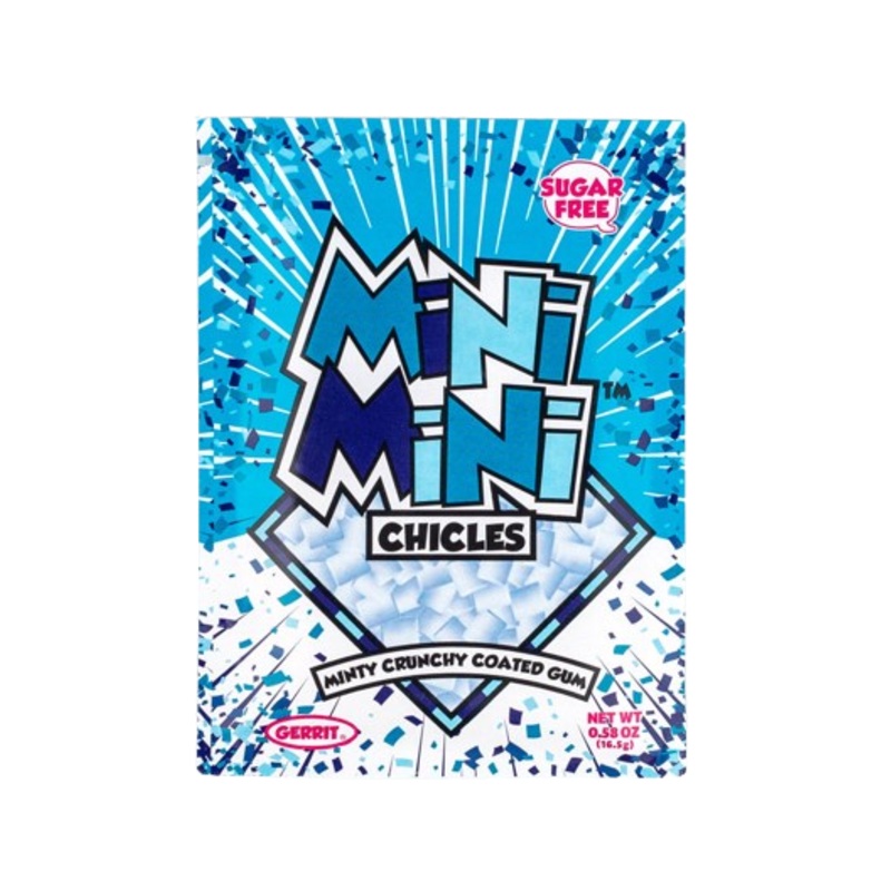 Mini Mini Chicles Sugar Free Peppermint Gum 0.58 oz. Bag