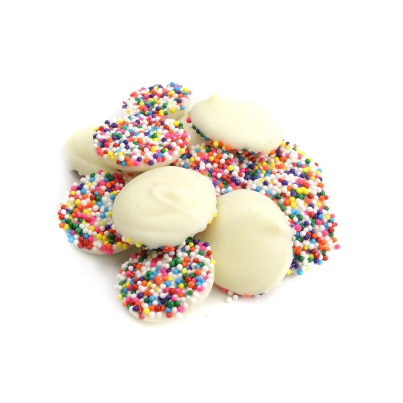 NONPAREILS WHITE CHOCOLATE