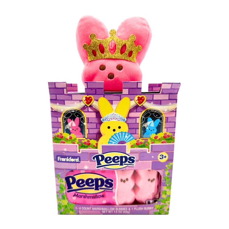 PEEPS Plush Princess Castle GIft Set