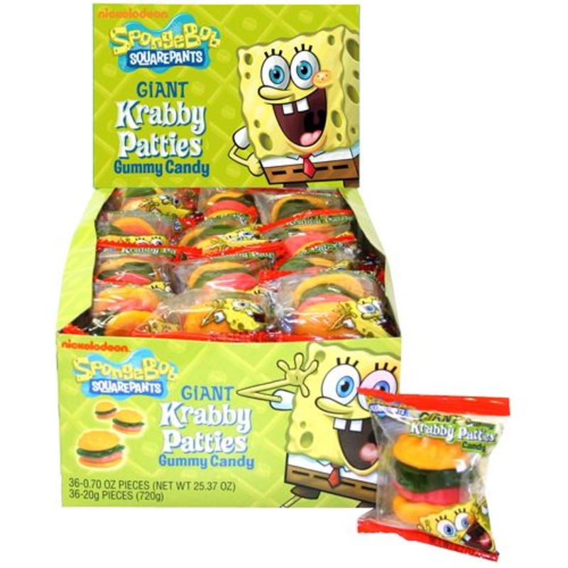 SpongeBob SquarePants Giant Krabby Patties Gummy Candy