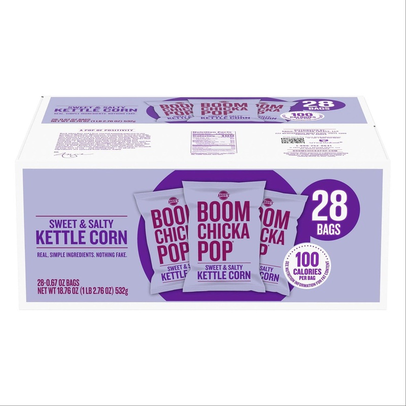 Angie’s BOOMCHICKAPOP Sweet & Salty Kettle Corn Popcorn, 0.67 oz., 28 pk.