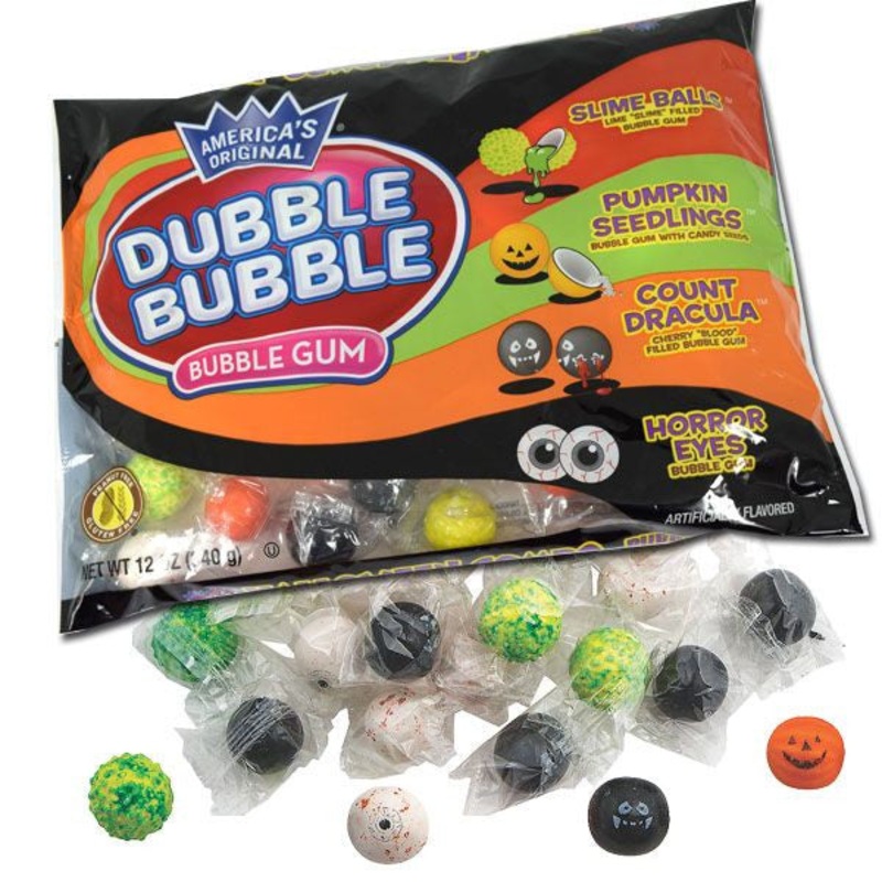 Dubble Bubble Halloween Assorted Gumballs – 12oz