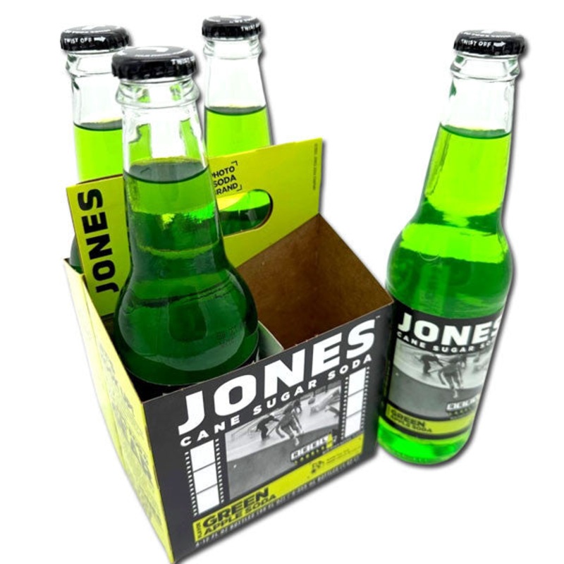 Jones Green Apple Soda – 12oz / 24 count