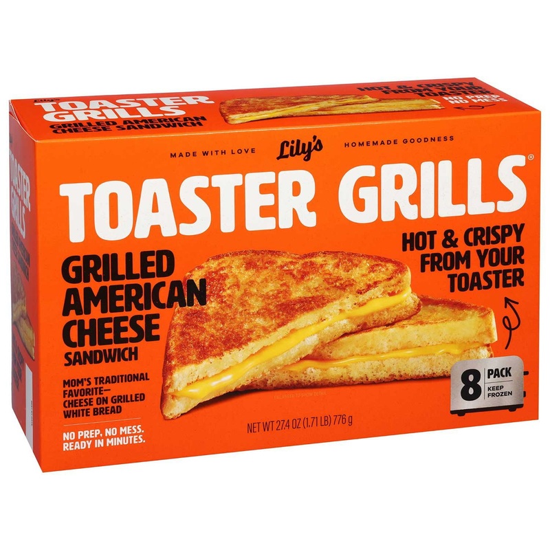 Lily’s Toaster Grills American Cheese Sandwich Frozen, 8 pk.