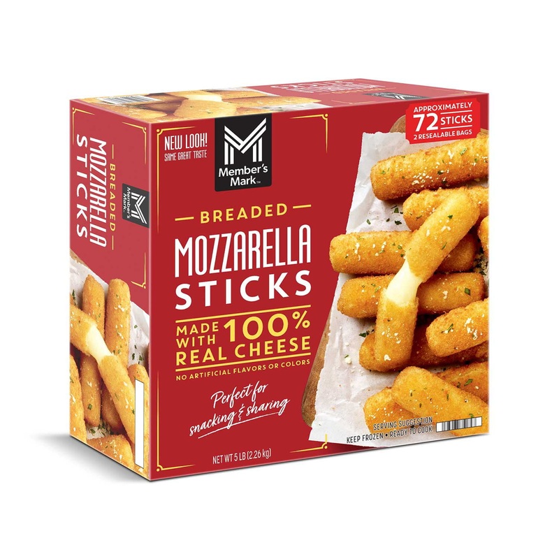 Member’s Mark Breaded Mozzarella Sticks, Frozen, 72 ct.
