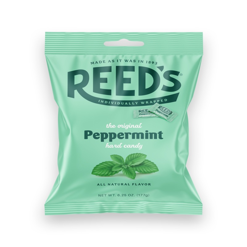 Reed’s Wrapped Peppermint Hard Candy 6.25 oz. Bag