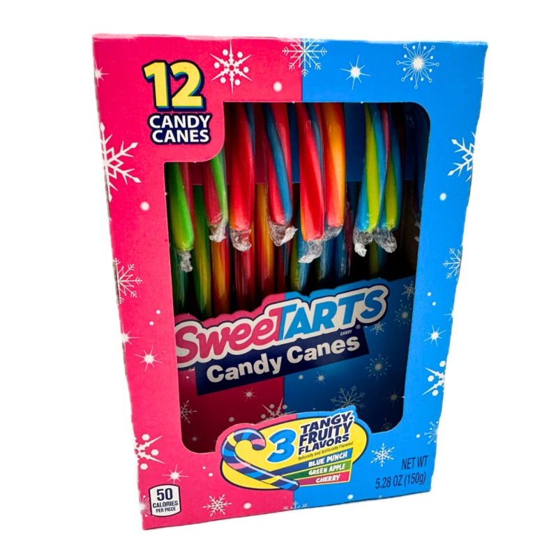 SweeTarts Candy Canes – 12ct
