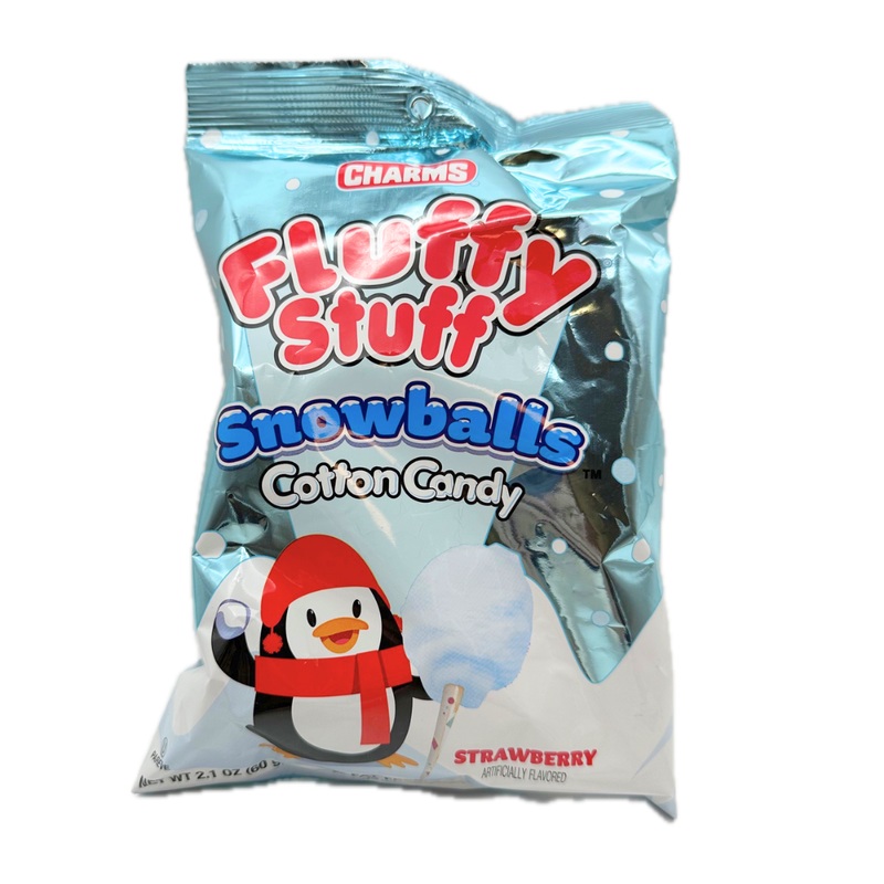 Charms Fluffy Stuff Snowballs Cotton Candy – 2.1oz