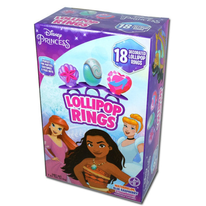 Disney Princess Lollipop Rings 18 Count