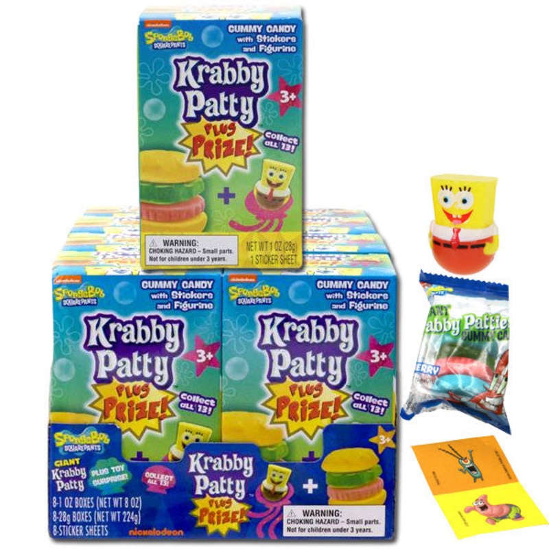 Krabby Patty Plus Prize 8 Count