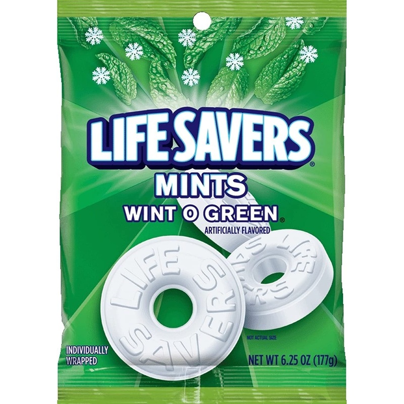 Life Savers Mints Wint O Green – 6.25-oz. Bag