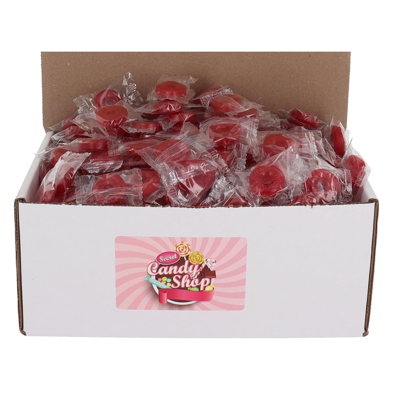 Lifesavers Fruit Hard Candy Bulk in Box (Individually Wrapped) Raspberry
