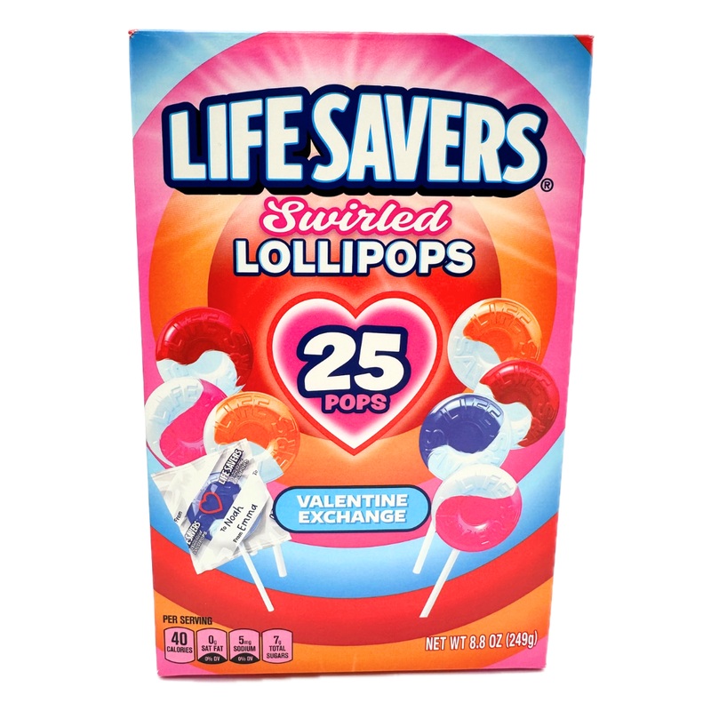 LifeSavers Valentine’s Day Swirled Lollipops – 25ct