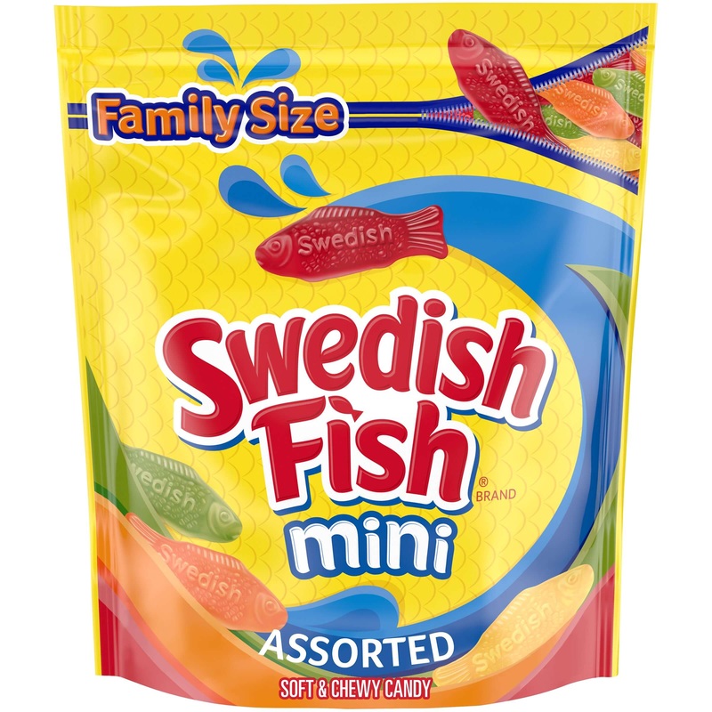 Mini Assorted Swedish Fish 1.8lb Resealable Bag