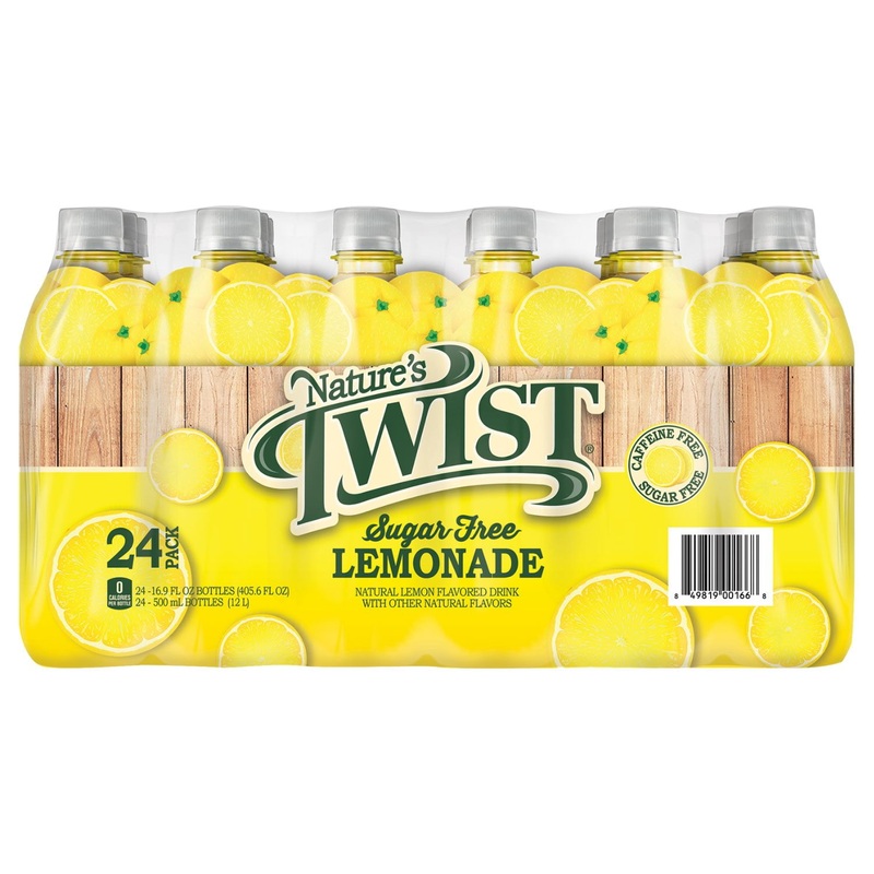 Nature’s Twist Sugar Free Lemonade 16.9 fl. oz., 24 pk.