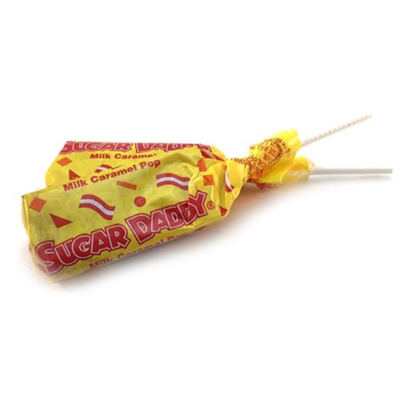 Sugar Daddy Junior Milk Caramel Pops .78 oz.