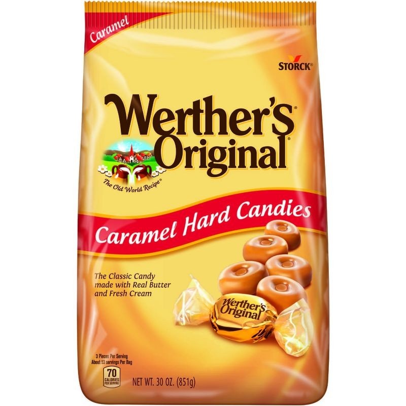 Werther’s Original Caramel Hard Candies 30 oz. Bag