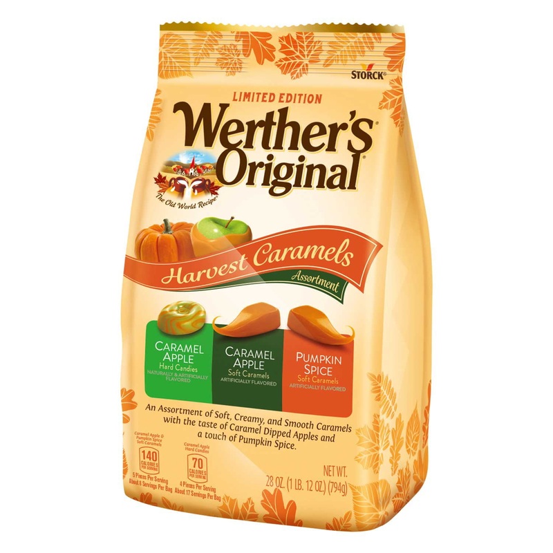 Werther’s Original Individually Wrapped Harvest Caramel Assortment, 28 oz.