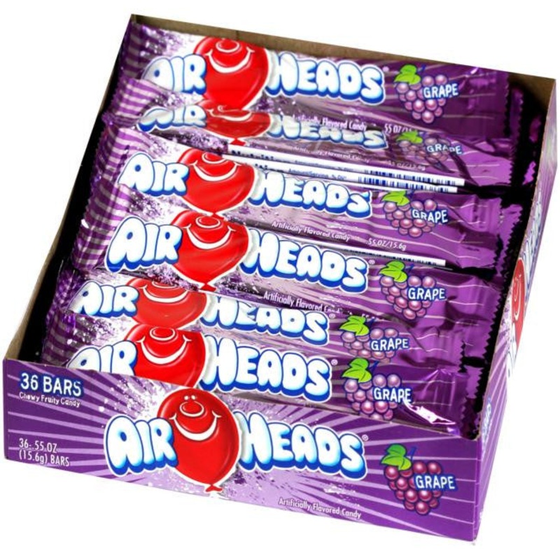 Airheads Grape Taffy – 0.55oz / 36ct