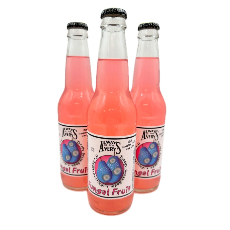 Avery’s Fungal Fruit Soda – 12oz / 24ct