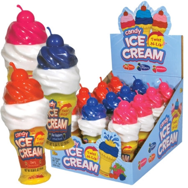 Candy Ice Cream – Twist-N-Lick – 12/box
