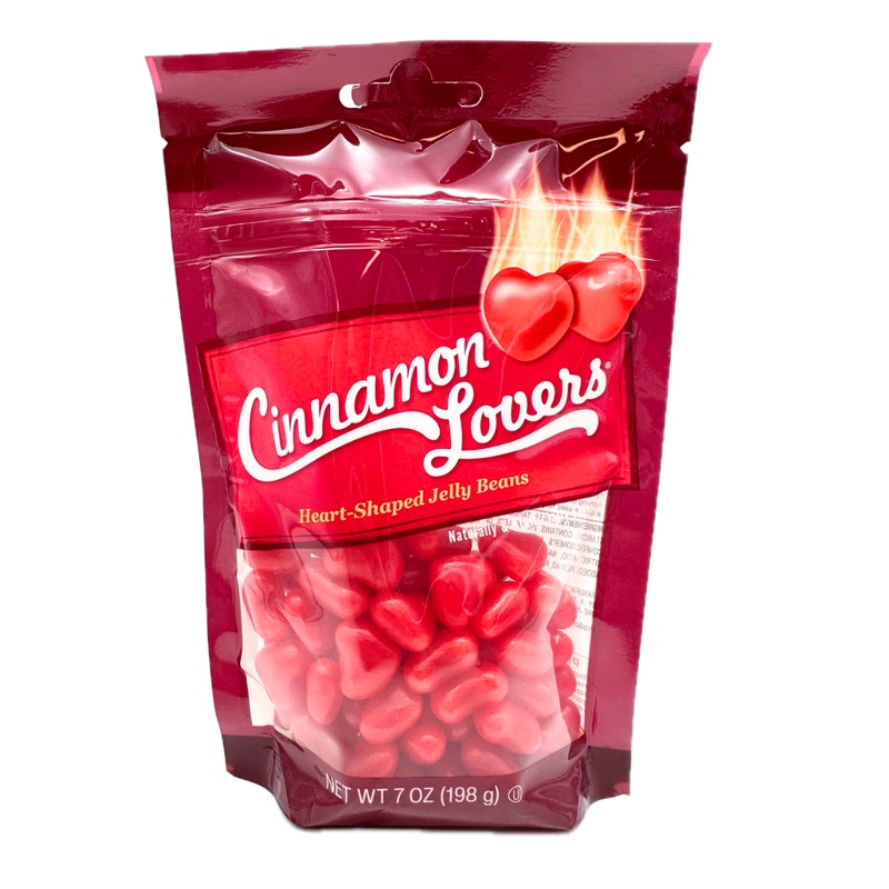 Cinnamon Lovers Heart-Shaped Jelly Beans – 7oz