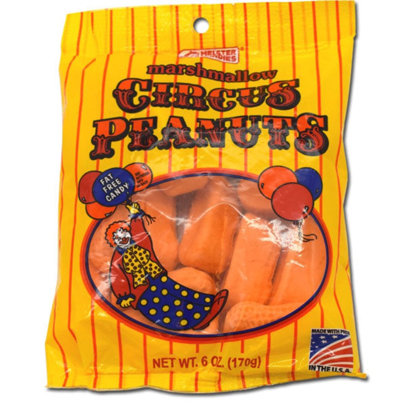 Circus Peanuts Candies 6oz Bag