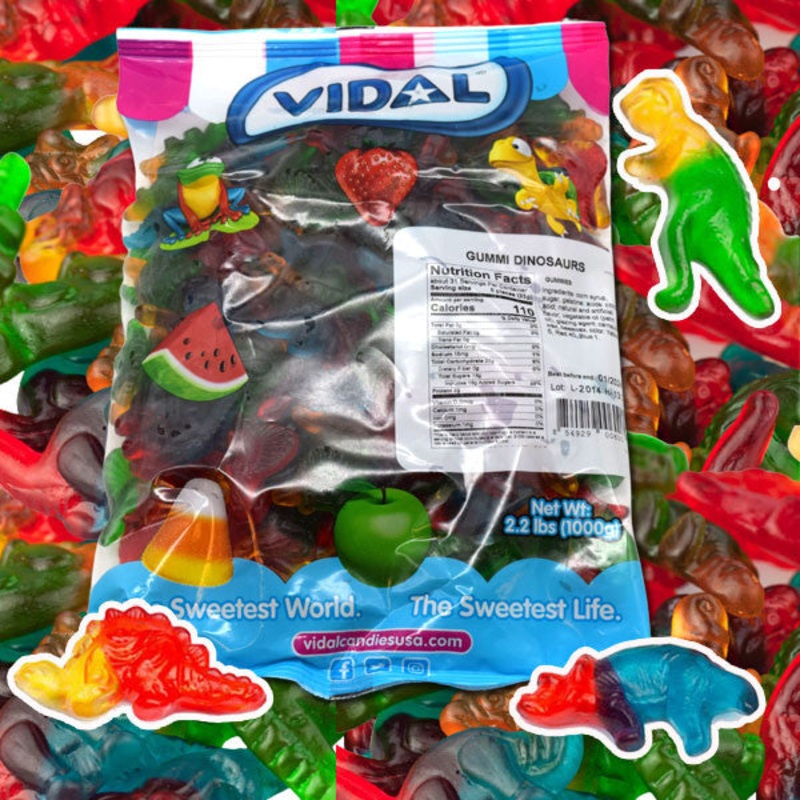 Gummi Dinosaurs 2.2lb Bulk